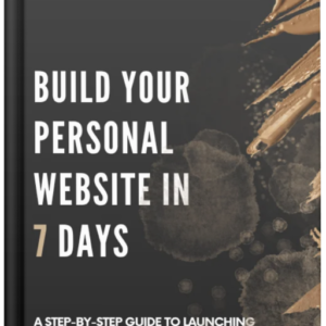 Build Your Personal Website In 7 Days, ebook version